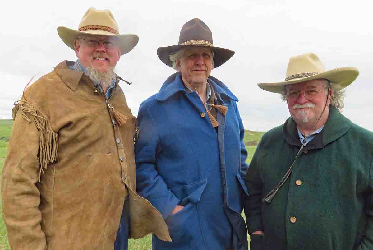 Mike Moran, Mike Nesbitt and Jerry Mayo, all with new hats.